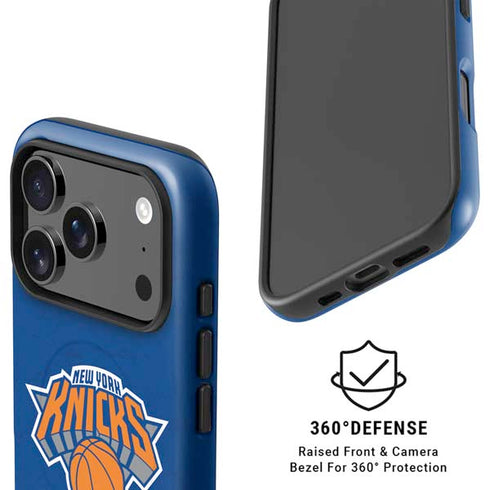 NBA New York Knicks Distressed iPhone 17 Pro Magsafe Impact Case