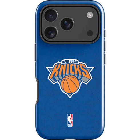 NBA New York Knicks Distressed iPhone 17 Pro Max Impact Case