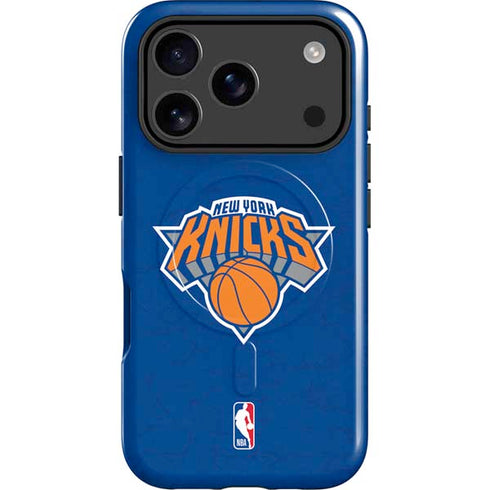 NBA New York Knicks Distressed iPhone 17 Pro Max Magsafe Impact Case