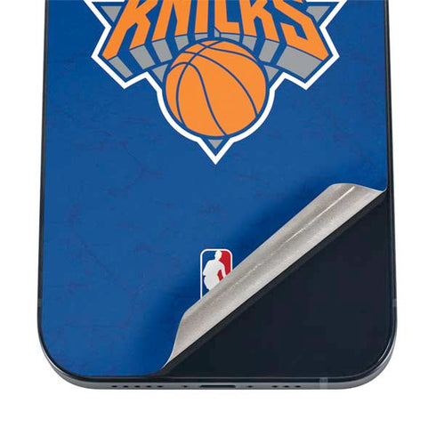 NBA New York Knicks Distressed iPhone 17 Pro Skin