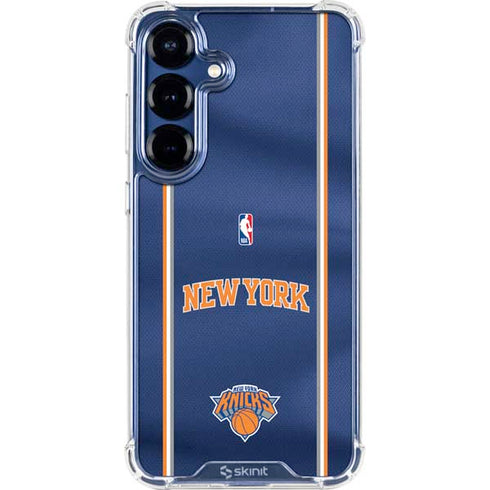 NBA New York Knicks Jersey Galaxy S25 FE Clear Case