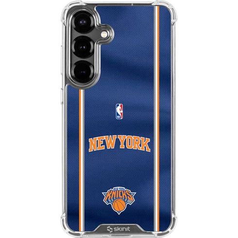 NBA New York Knicks Jersey Galaxy S26 Clear Case