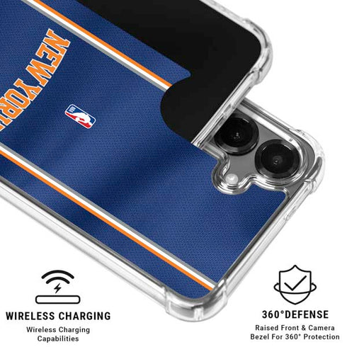 NBA New York Knicks Jersey Galaxy S26 Clear Case
