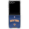 NBA New York Knicks Jersey Galaxy Z Flip7 Clear Case