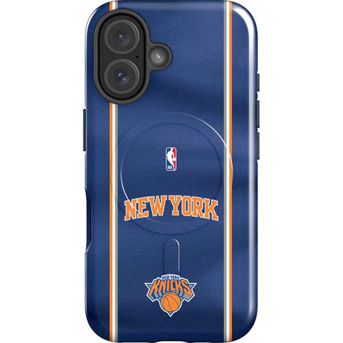 NBA New York Knicks Jersey iPhone 16 Plus Magsafe Impact Case