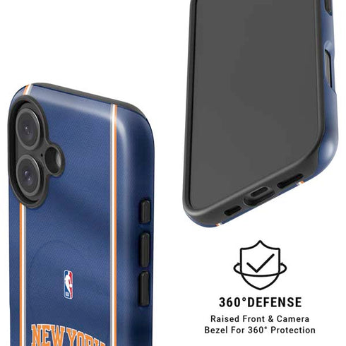 NBA New York Knicks Jersey iPhone 16 Plus Magsafe Impact Case
