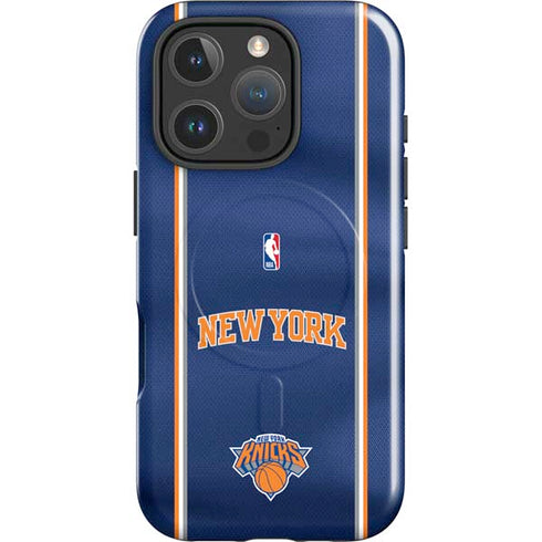 NBA New York Knicks Jersey iPhone 16 Pro Max Magsafe Impact Case