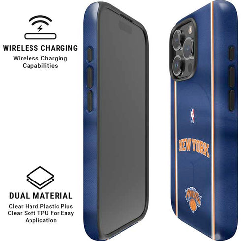 NBA New York Knicks Jersey iPhone 16 Pro Max Magsafe Impact Case