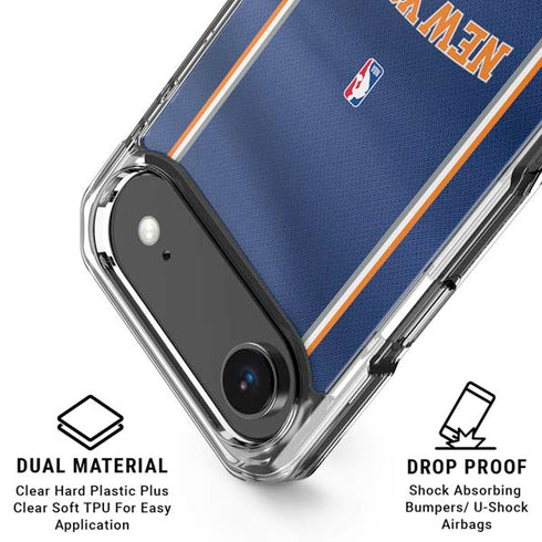 NBA New York Knicks Jersey iPhone 17 Air Clear Case