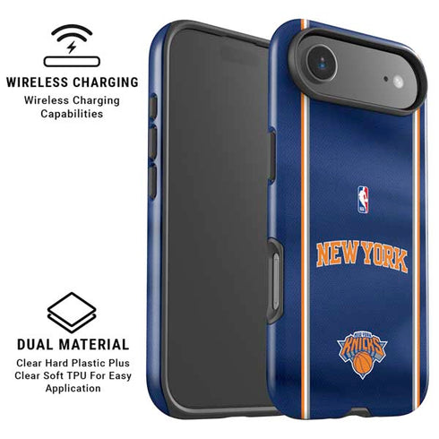 NBA New York Knicks Jersey iPhone 17 Air Magsafe Impact Case