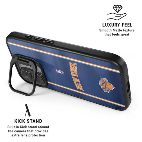 NBA New York Knicks Jersey iPhone 17 Kickstand Case