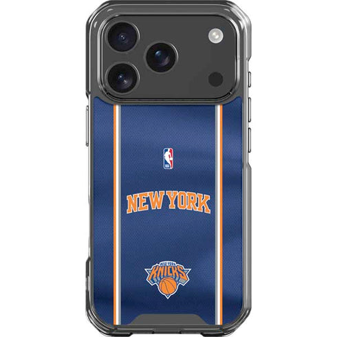 NBA New York Knicks Jersey iPhone 17 Pro Clear Case