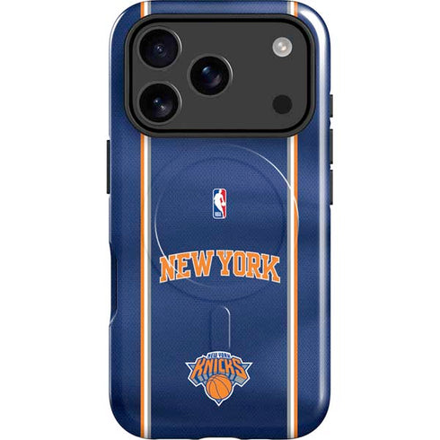 NBA New York Knicks Jersey iPhone 17 Pro Magsafe Impact Case