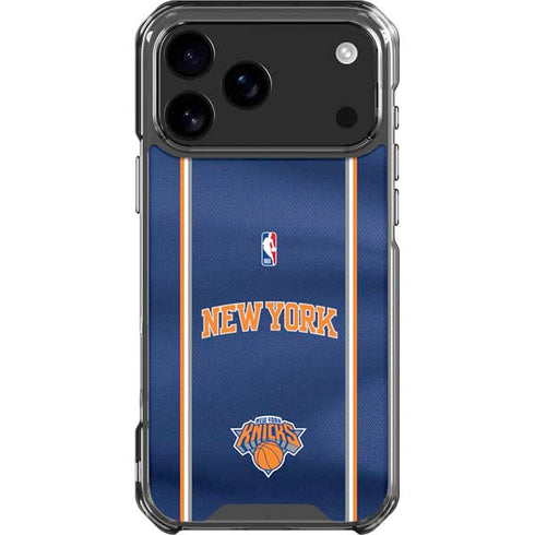 NBA New York Knicks Jersey iPhone 17 Pro Max Clear Case