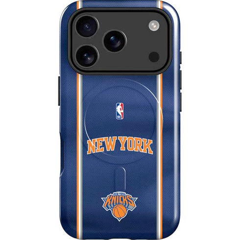 NBA New York Knicks Jersey iPhone 17 Pro Max Magsafe Impact Case