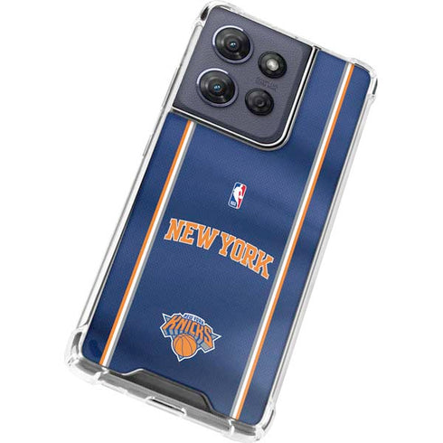 NBA New York Knicks Jersey Moto G Stylus 5G (2025) Clear Case