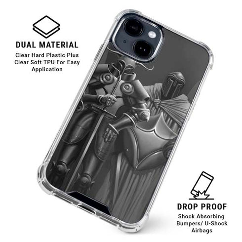 Knights by LA Williams iPhone 15 Clear Case