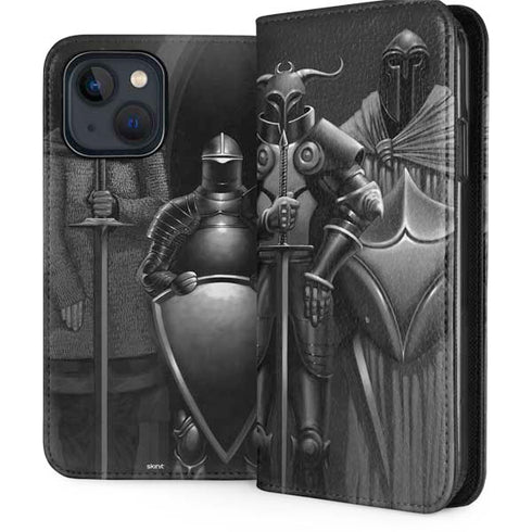 Knights by LA Williams iPhone 15 Plus Folio Case