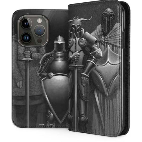 Knights by LA Williams iPhone 15 Pro Folio Case