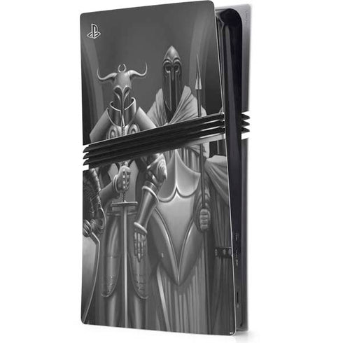 Knights by LA Williams PS5 Pro Console Skin