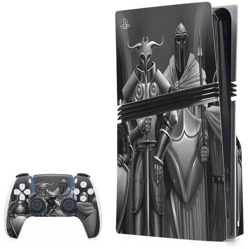 Knights by LA Williams PS5 Pro Disk Bundle Skin