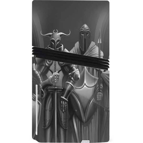 Knights by LA Williams PS5 Pro Disk Console Skin