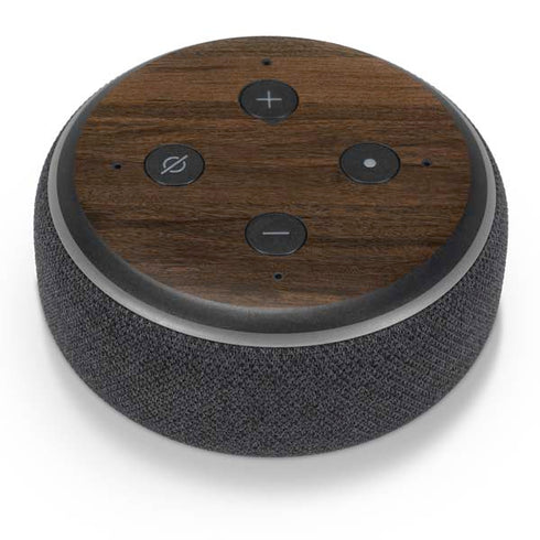 Kona Wood Amazon Echo Dot Skin