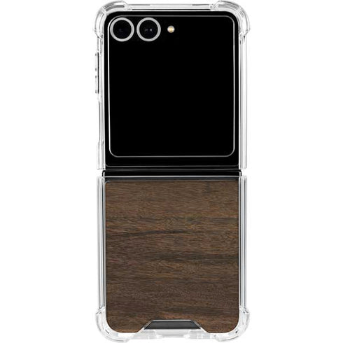 Kona Wood Galaxy Z Flip7 Clear Case