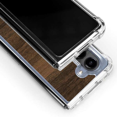 Kona Wood Galaxy Z Fold5 5G Clear Case
