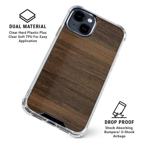 Kona Wood iPhone 15 Clear Case