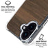 Kona Wood iPhone 16 Plus Clear Case