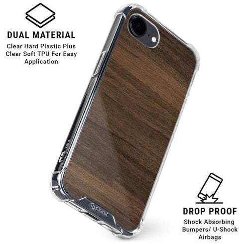 Kona Wood iPhone 16e Clear Case