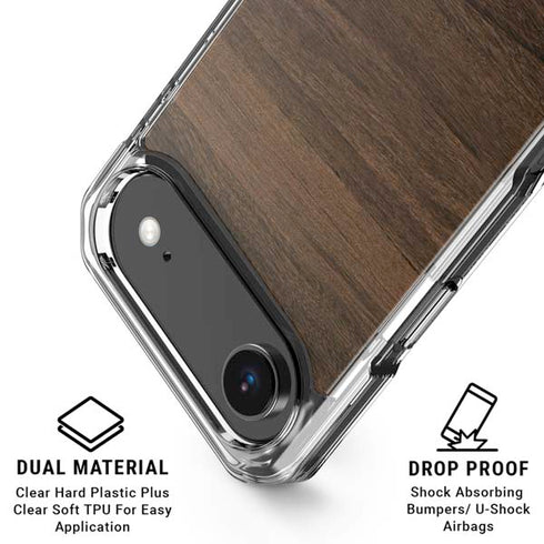 Kona Wood iPhone 17 Air Clear Case