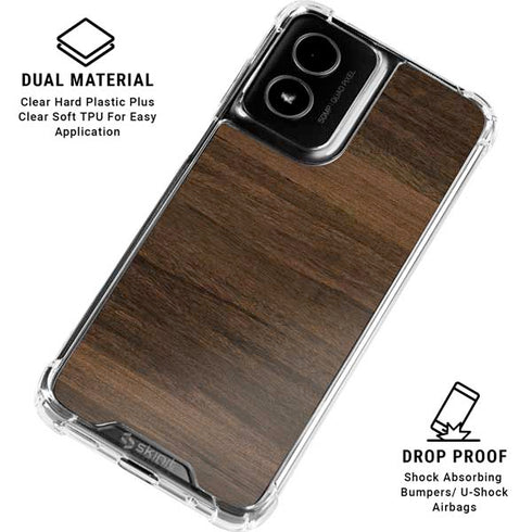 Kona Wood Moto G Power 5G (2024) Clear Case