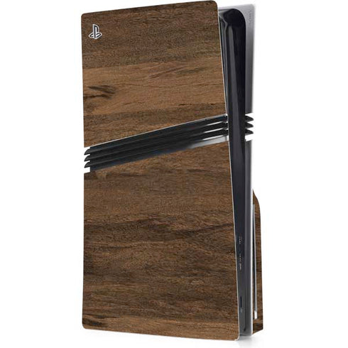 Kona Wood PS5 Pro Disk Console Skin