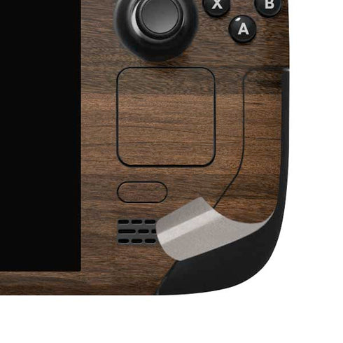 Kona Wood Steam Deck Handheld Gaming Computer OLED Skin