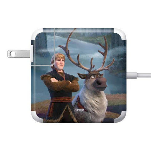 Disney Frozen II Kristoff and Sven 85W Power Adapter (15 and 17 inch MacBook Pro Charger) Skin