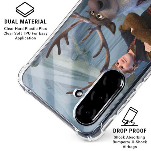 Disney Frozen II Kristoff and Sven Galaxy A36 5G Clear Case