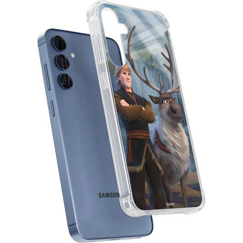 Disney Frozen II Kristoff and Sven Galaxy A55 5G Clear Case