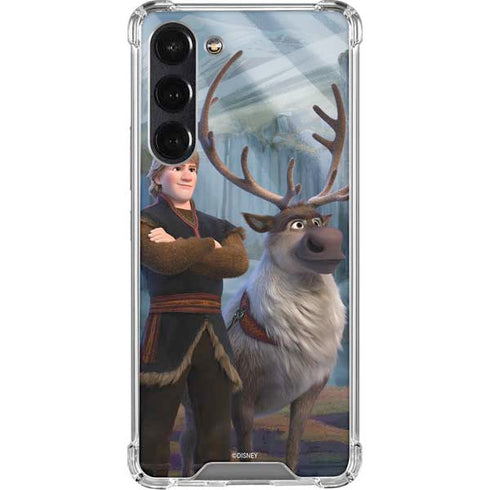 Disney Frozen II Kristoff and Sven Galaxy S24 FE Clear Case