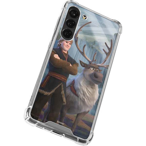 Disney Frozen II Kristoff and Sven Galaxy S24 FE Clear Case
