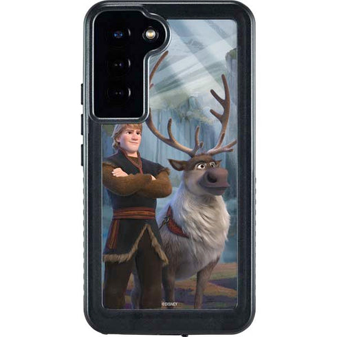 Disney Frozen II Kristoff and Sven Galaxy S24 Plus Waterproof Case