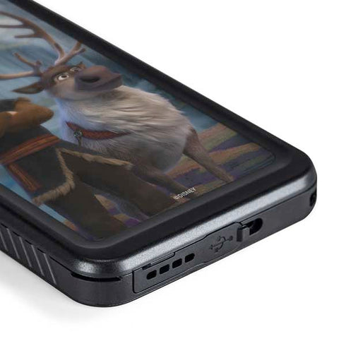 Disney Frozen II Kristoff and Sven Galaxy S24 Plus Waterproof Case