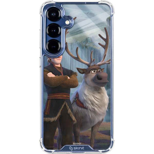 Disney Frozen II Kristoff and Sven Galaxy S25 Plus Clear Case