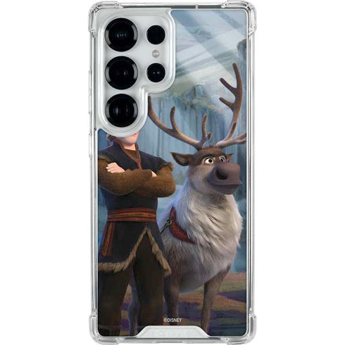 Disney Frozen II Kristoff and Sven Galaxy S25 Ultra Clear Case