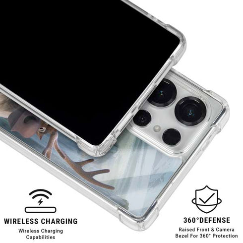 Disney Frozen II Kristoff and Sven Galaxy S25 Ultra Clear Case