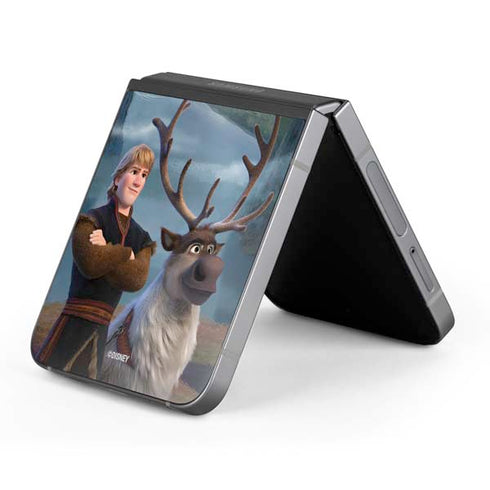 Disney Frozen II Kristoff and Sven Galaxy Z Flip6 Skin