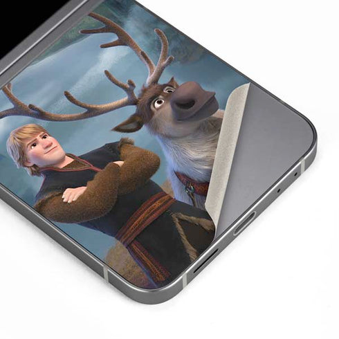 Disney Frozen II Kristoff and Sven Galaxy Z Flip6 Skin