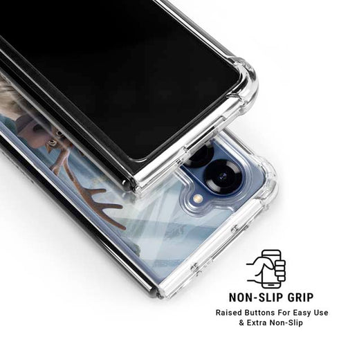 Disney Frozen II Kristoff and Sven Galaxy Z Fold6 Clear Case