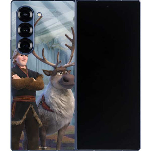 Disney Frozen II Kristoff and Sven Galaxy Z Fold6 Skin